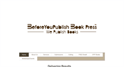 Desktop Screenshot of beforeyoupublish.com